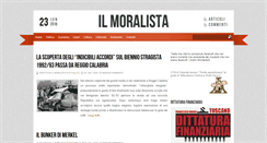 Desktop Screenshot of ilmoralista.it